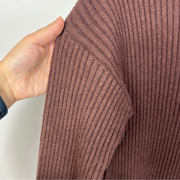 Soyaconcept Blissa Longline Ribbed Sweater, Coffee Brown Jumper women Size M - Picture 11 of 13